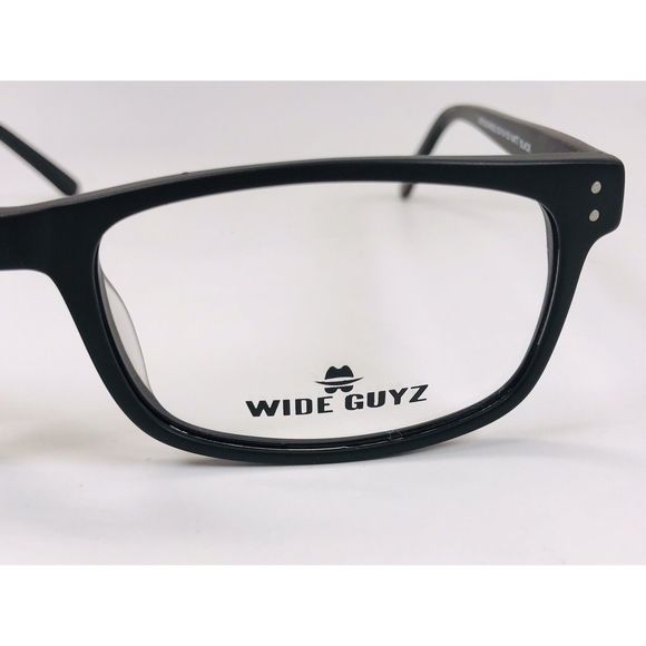 New Wide Guyz Matte Black UNTOUCHABLE Eyeglass 60mm for The Stylish Large Man - Picture 7 of 11